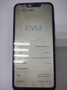 01-200762278: Huawei mate 20 lite sne-lx1 4/64gb