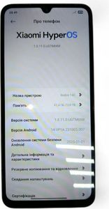 Б/в Мобільний телефон Xiaomi redmi 14c 4/128gb 01-200805088