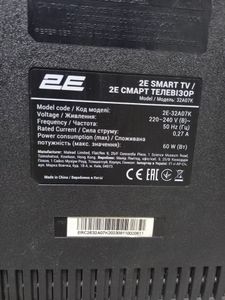Б/в Телевізор 2E 2e-32a07k 01-200814512