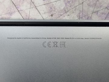 Б/в Ноутбук Apple a1706 macbook pro 13,3"/ core i5 3.1ghz /ram 16gb /ssd 512gb/ gpu intel iris plus 650 1536mb 01-200830407
