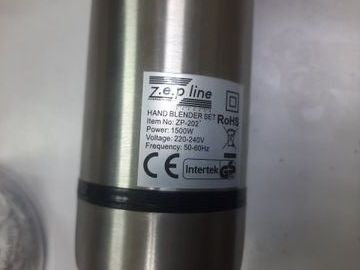 Б/в Блендер Zepline zp-202 01-200843237