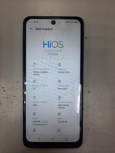 Б/в Мобільний телефон Tecno camon 19 neo ch6i 6/128gb 01-200885420