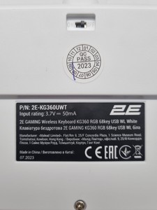 Б/у Клавиатура 2E kg360 rgb wireless 01-200937327