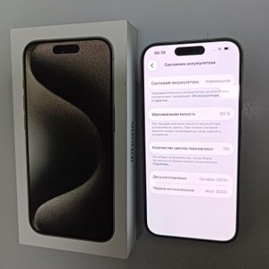Б/в Мобільний телефон Apple iphone 15 pro 256gb 01-200976608