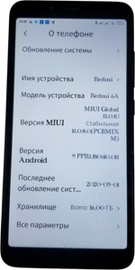 Б/в Мобільний телефон Xiaomi redmi 6a 2/16gb 01-200926970