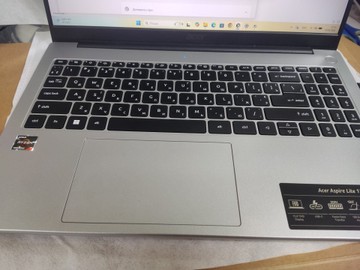 Б/в Ноутбук Acer 15/ryzen 7 5825u ddr4/16gb ddr5/hdd *відсутній/ssd 512 gb/*інтегрована 01-200981675