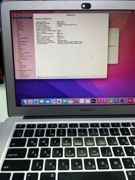 Б/в Ноутбук Apple macbook air 13.3" a1466/ core i7 2.2ghz/ ram8gb/ ssd 512gb/ hd6000 01-200995226