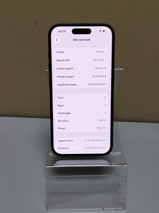 Б/в Мобільний телефон Apple iphone 15 128gb 01-201008801