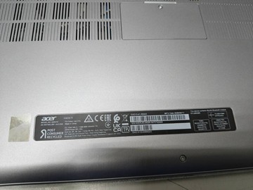 Б/в Ноутбук Acer 15/ryzen 5 7430u ddr4/16gb ddr4/hdd *відсутній/ssd 512 gb/*інтегрована 01-201041653