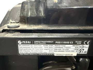Б/в Генератор Pezal pgg11000e-e3 01-201054123
