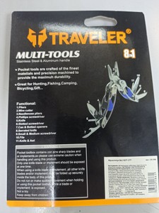 Б/в Мультитул Traveler multi-tools 8 in1 01-201075177
