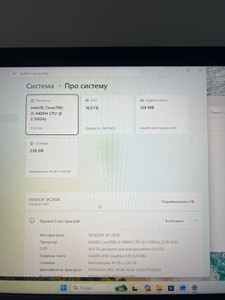 Б/в Ноутбук Dell 15/core i5-9400h ddr4/16gb ddr4/ssd 256 gb/*інтегрована 01-201131746