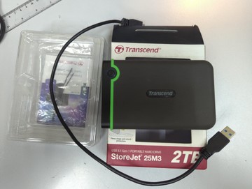 Б/в Жорсткий диск Transcend storejet 25m3 2 tb 01-201149695