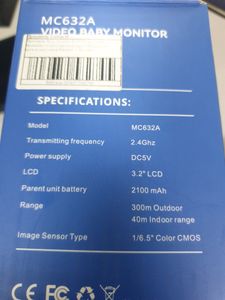01-200626709: Baby Monitor mc632a