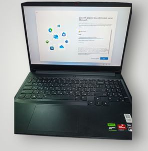 Б/в Ноутбук Lenovo 15/ryzen 5 5500h ddr4/16gb ddr4/hdd *відсутній/ssd 512 gb/geforce rtx2050 4gb 01-200582605
