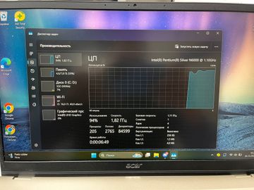 Б/в Ноутбук Acer 14/pentium n6000 ddr4/8gb ddr4/hdd *відсутній/ssd 512 gb/*інтегрована 01-200789264