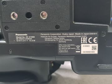 Б/у Видеокамера Panasonic hc-x1000 01-200830413