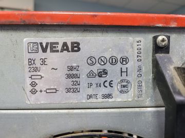 Б/в Теплова гармата Veab bx 3e 01-200838847