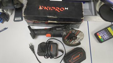 Б/у Угловая шлифмашина Dnipro-M dga-201 1акб 6ah зп 01-200855165