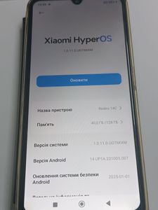Б/у Мобильный телефон Xiaomi redmi 14c 4/128gb 01-200886832
