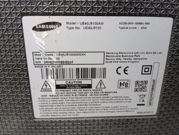 Б/в Телевізор Samsung ue40j5100aw 01-200903214