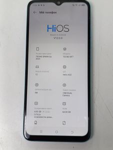 Б/в Мобільний телефон Tecno spark go 2023 bf7 4/64gb 01-200907970