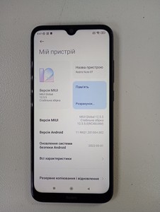 Б/в Мобільний телефон Xiaomi redmi note 8t 4/64gb 01-201011897