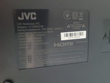 Б/в Телевізор Jvc lt-32mu238 01-201027896
