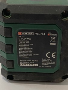 Б/в Лазерний нівелір Parkside pkll 7 e4 01-201021010