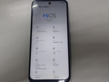 Б/в Мобільний телефон Tecno spark go 1 kl4 3/64gb 01-201038997