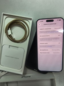 Б/в Мобільний телефон Apple iphone 15 pro max 256gb 01-201095773
