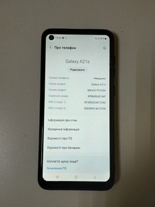 Б/в Мобільний телефон Samsung galaxy a21s a217f 3/32gb 01-201126941
