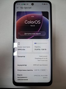 Б/у Мобільний телефон Oppo a5x 4/128gb 01-201127930