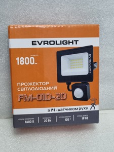 Б/у Прожектор светодиодный Євросвітло fm-01d-20 01-201174502