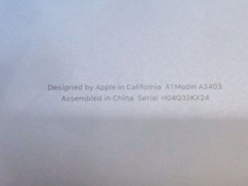 01-200521713: Apple macbook pro 16" late 2024