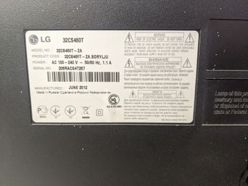 01-200751189: Lg 32cs460t