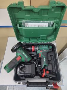 01-200767254: Parkside pbsa 12 e4 + pwsa 12 c2 + 1 акб + зп