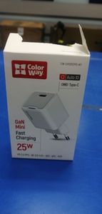 Б/у Зарядный блок Colorway gan mini 25w pd port pps usb-c black (cw-chs052pd 01-200830518