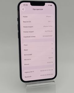 Б/у Мобильный телефон Apple iphone 13 pro 128gb 01-200859562