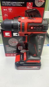 Б/в Шурупокрут Einhell te-cd 18/40 li bl 1 акб 2,5 ah зп 01-200862093