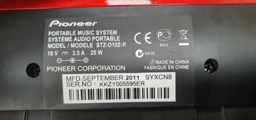 Б/в Акустика Pioneer stz-d10z-r 01-200862406