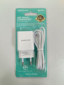Б/в Мережевий зарядний пристрій Borofone ba20a 16-000275514