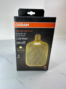 Б/у Светодиодная лампа Osram decor led flat square 100 3,5w 300lm 01-201041348