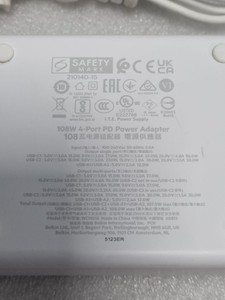 Б/в Мережевий зарядний пристрій Belkin boost up charge pro gan 4-ports charger 108w 01-201070713
