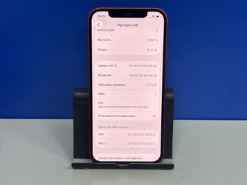 Б/в Мобільний телефон Apple iphone 12 128gb 01-201120591
