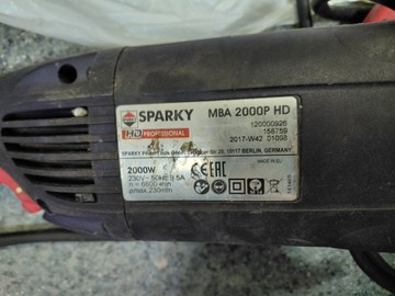 Б/в Кутова шліфмашина Sparky mba 2000p hd 01-201126892