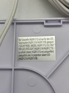 01-200609412: Livarno led solar light with motion detector