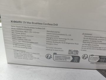 01-200783932: Xiaomi 12v max brushless cordless drill