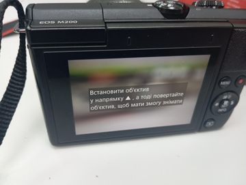 Б/у Фотоаппарат Canon eos m200 + 15-45 is stm 01-200817394