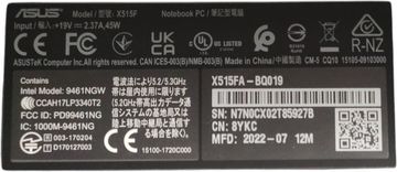 Б/у Ноутбук Asus core i3-10110u ddr4/8gb ddr4/hdd *відсутній/ssd 256 gb/*інтегрована 01-200830912